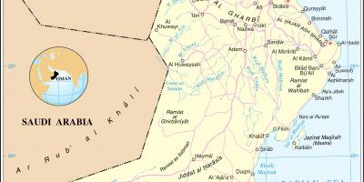Omanin kartta