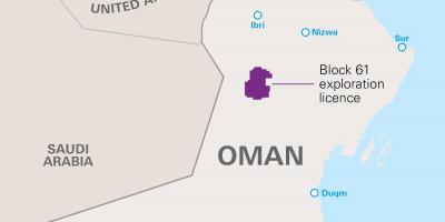 Kartta khazzan Oman